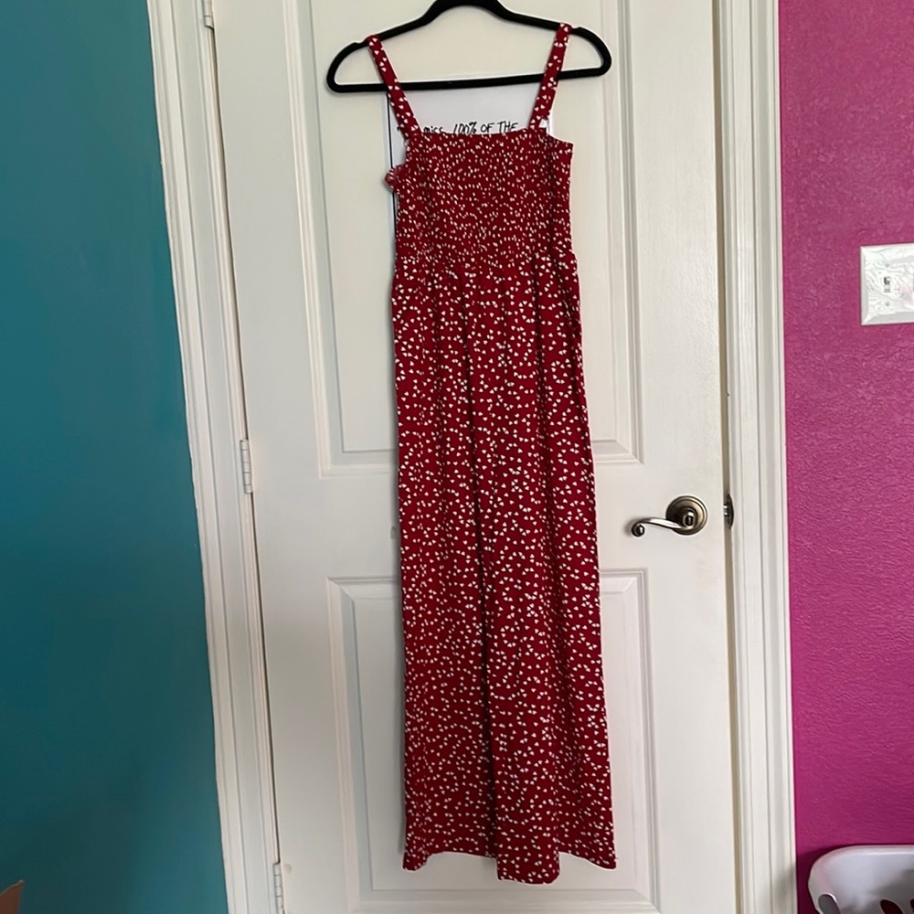 Brand New Shein Red and White Romper